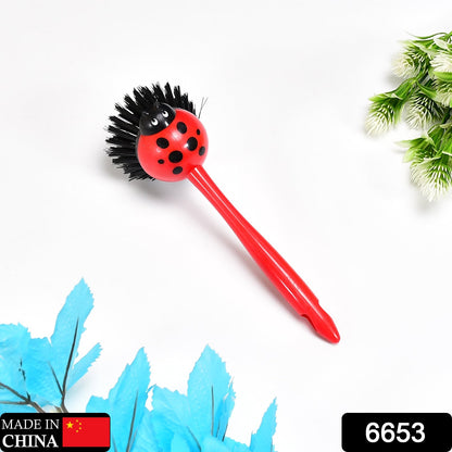 6653 Red bug shape multi purpose brush DeoDap