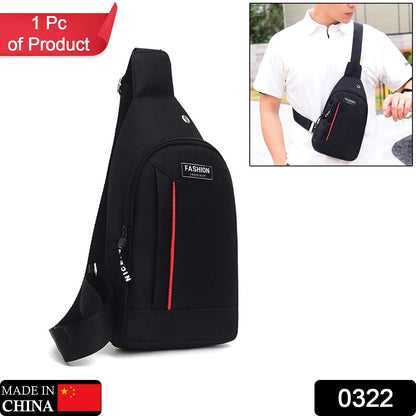 0322 Black Waterproof Anti Theft Crossbody fanny pack waist bag PU Leather Shoulder Bags Chest Men Casual fashion USB Charging earphone hook Sling Travel Messengers Bag DeoDap