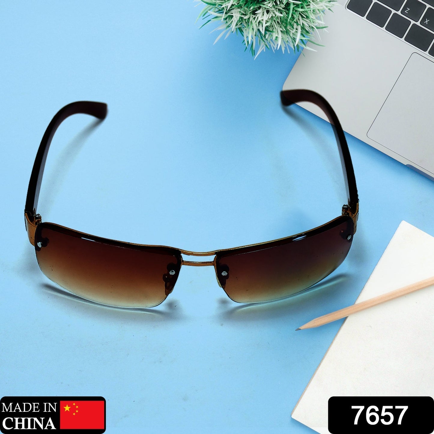 7657 Men Casual Sunglasses Flexible Design ( 1 pcs ) DeoDap