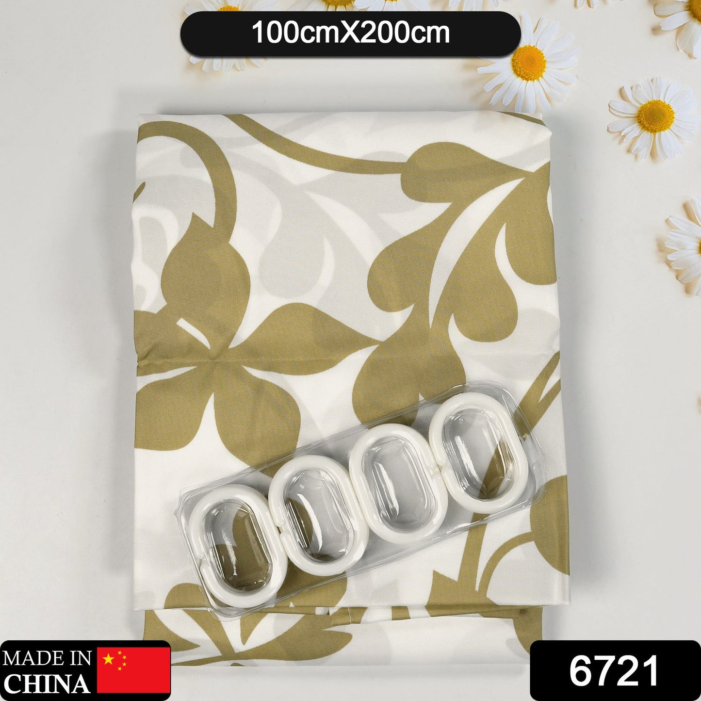 6721 SOLID 1 PIECE DOOR CURTAIN (100X200CM)﻿ 