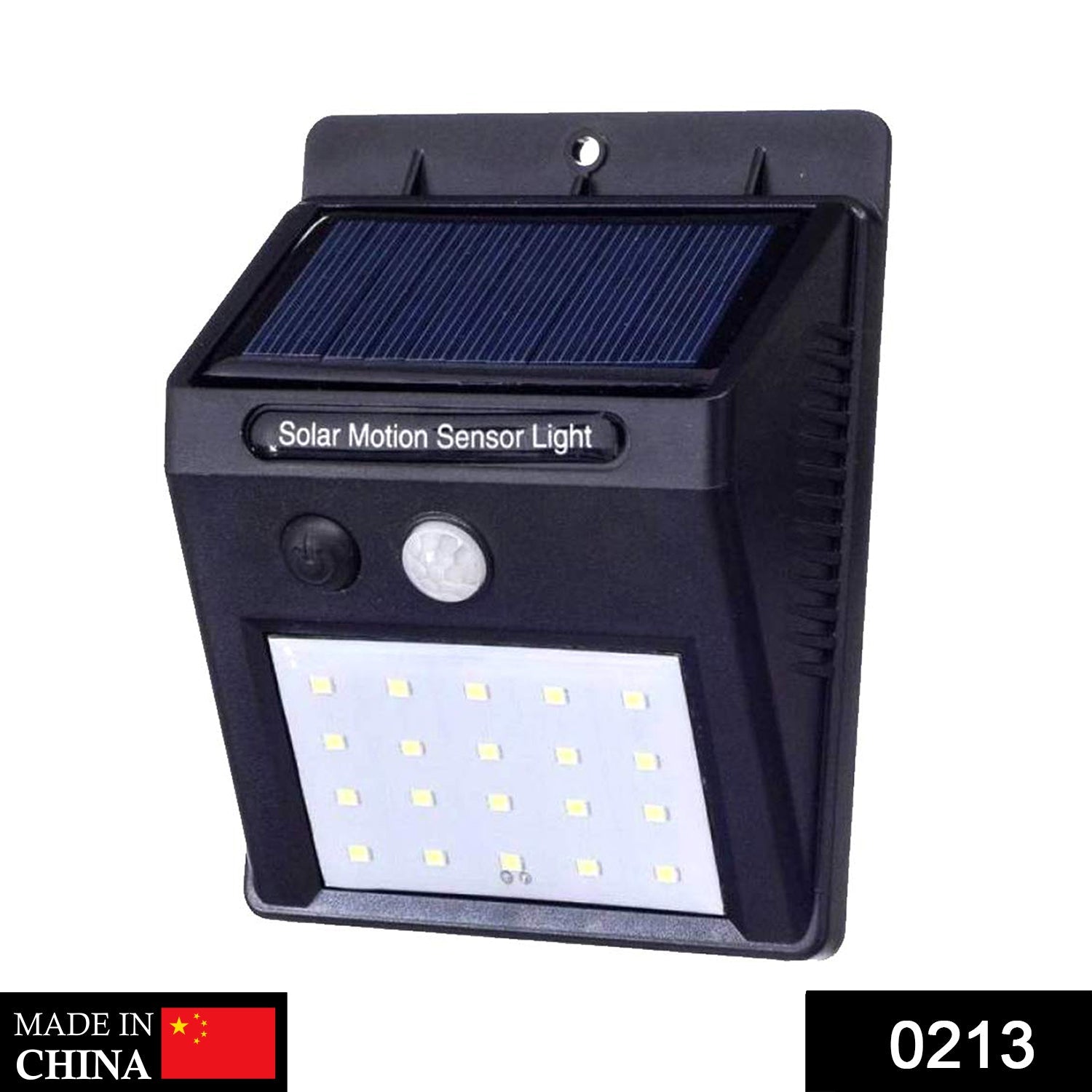 213 Solar Security LED Night Light for Home Outdoor/Garden Wall (Black) (20-LED Lights) DeoDap