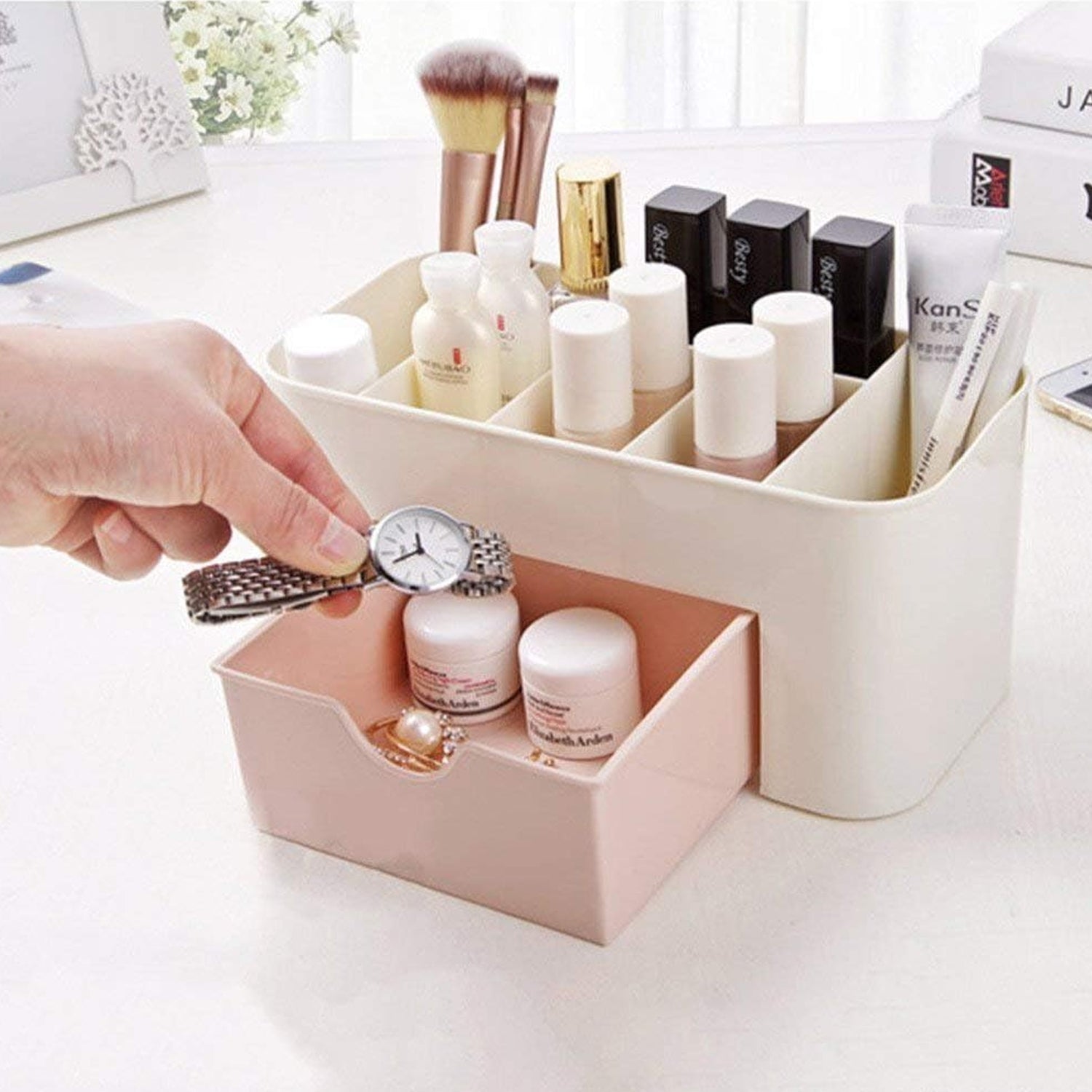 0360B Cutlery Box Used for storing makeup Equipments and kits used by Womens and ladies. DeoDap