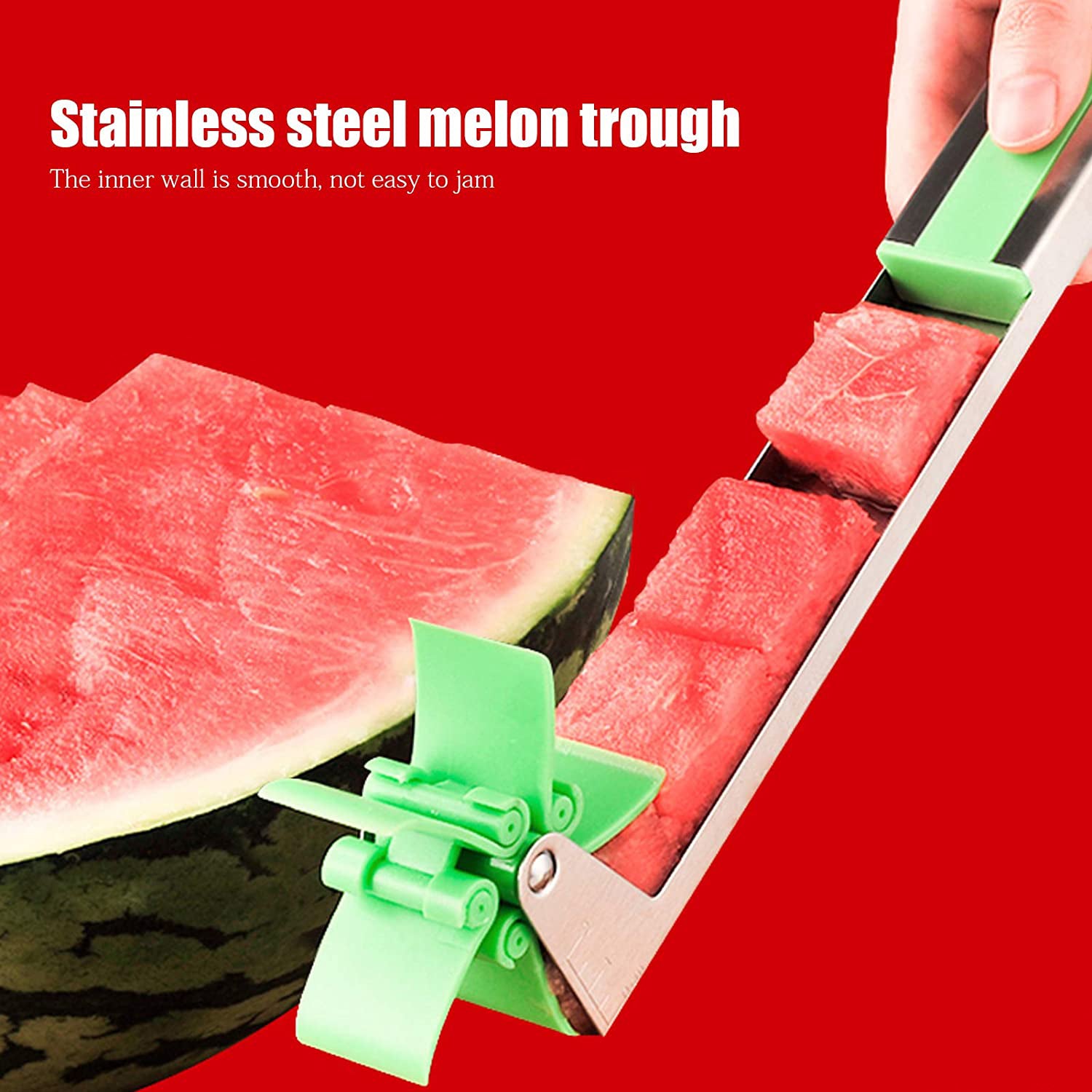 7160 Stainless Steel Washable Watermelon Cutter Windmill Slicer Cutter Peeler for Home/Smart Kitchen Tool Easy to Use 