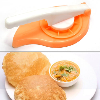 5215 Puri Chapati Press Machine Plastic For  Kitchen Use ( 1 pcs ) DeoDap