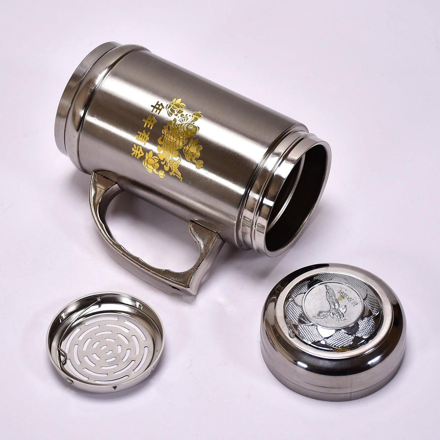 6759 DOUBLE  STAINLESS STEEL MUG BOTTLE FOR TRAVEL, HOME, OFFICE, SCHOOL 400ML DeoDap