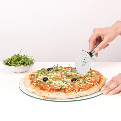 2732 Stainless Steel Pizza Cutter, Pastry Cake Slicer, Sharp, Wheel Type DeoDap