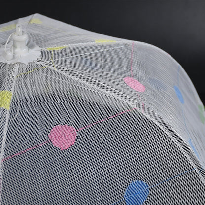 7179 UMBRELLA FOOD COVERS MESH NET KITCHEN UMBRELLA PRACTICAL HOME USING FOOD COVER DeoDap