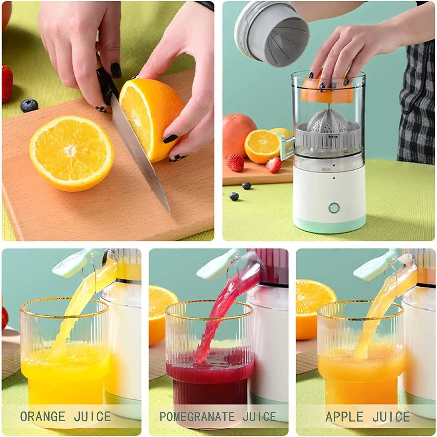 2377 Automatic Electrical Citrus Juicer For Orange, Electric Orange Juicer, Professional Citrus Juicer Electric with Lever, Squeezer Juice Extractor DeoDap