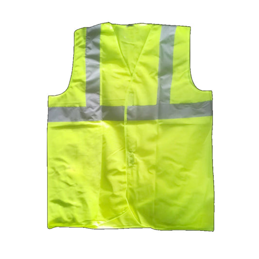 7437 Green Safety Jacket For Having protection against accidents usually in construction area's. Deodap