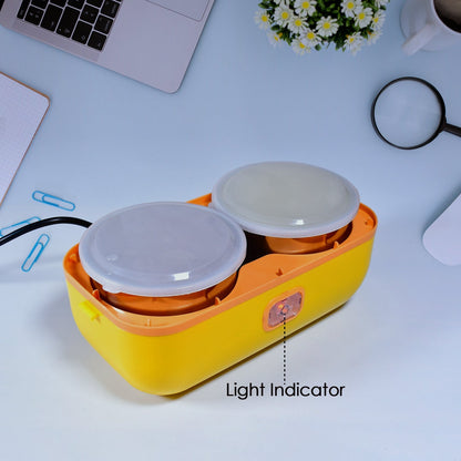 2963 1Layer Electric Lunch Box for Office, Portable Lunch Warmer with Removable 2 Stainless Steel Container. DeoDap