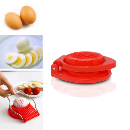 0138 Plastic Multi Purpose Egg Cutter/Slicer DeoDap