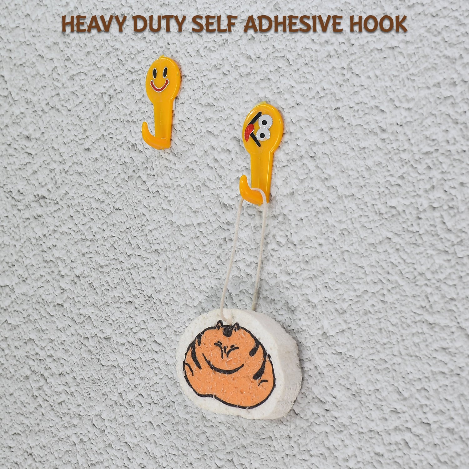 4984 4 PC ADHESIVE HOOK FOR HOLDING STUFFS,KEY AND OTHER ITEMS DeoDap