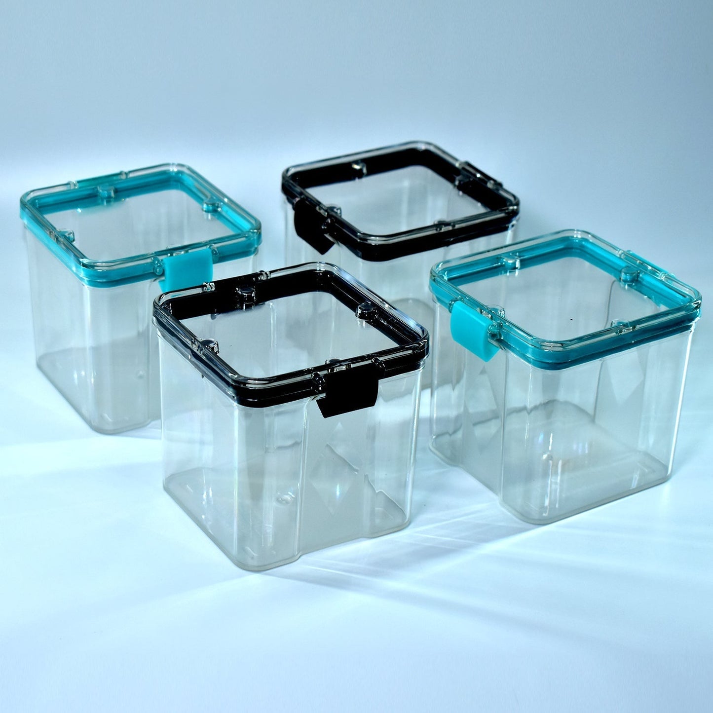 2763 4Pc Square Container 700Ml Used For Storing Types Of Food Stuffs And Items. DeoDap