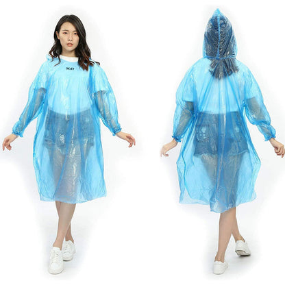 6182 Disposable Rain Coat For Having Prevention From Rain And Storms To Keep Yourself Clean And Dry. DeoDap