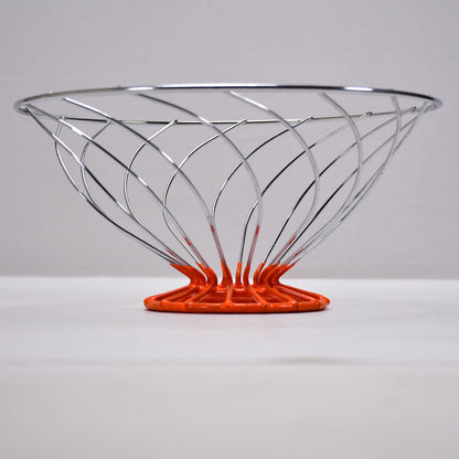 5116 Stainless Steel Round Fruit Basket For Home Use DeoDap