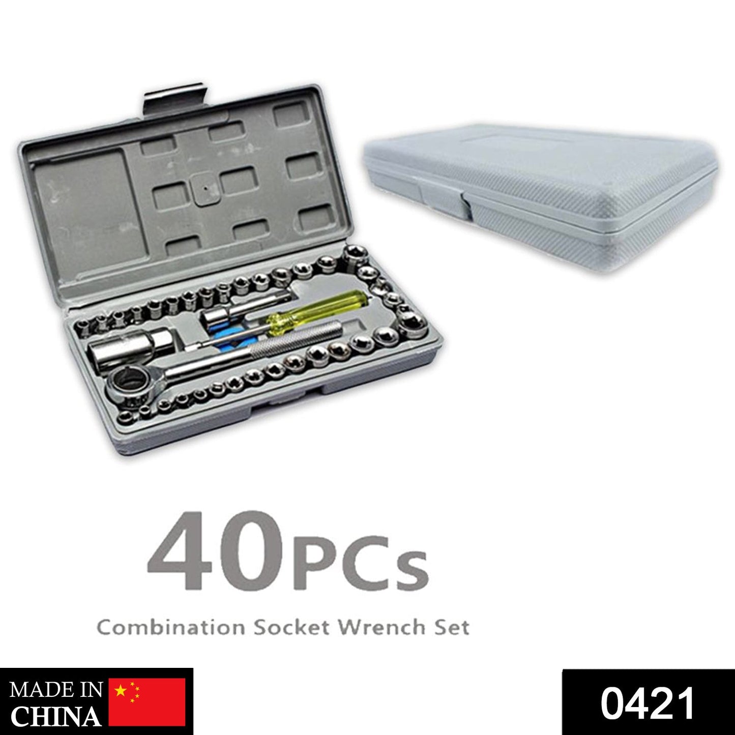 421 Socket Combination Toolkit (40 pcs) DeoDap