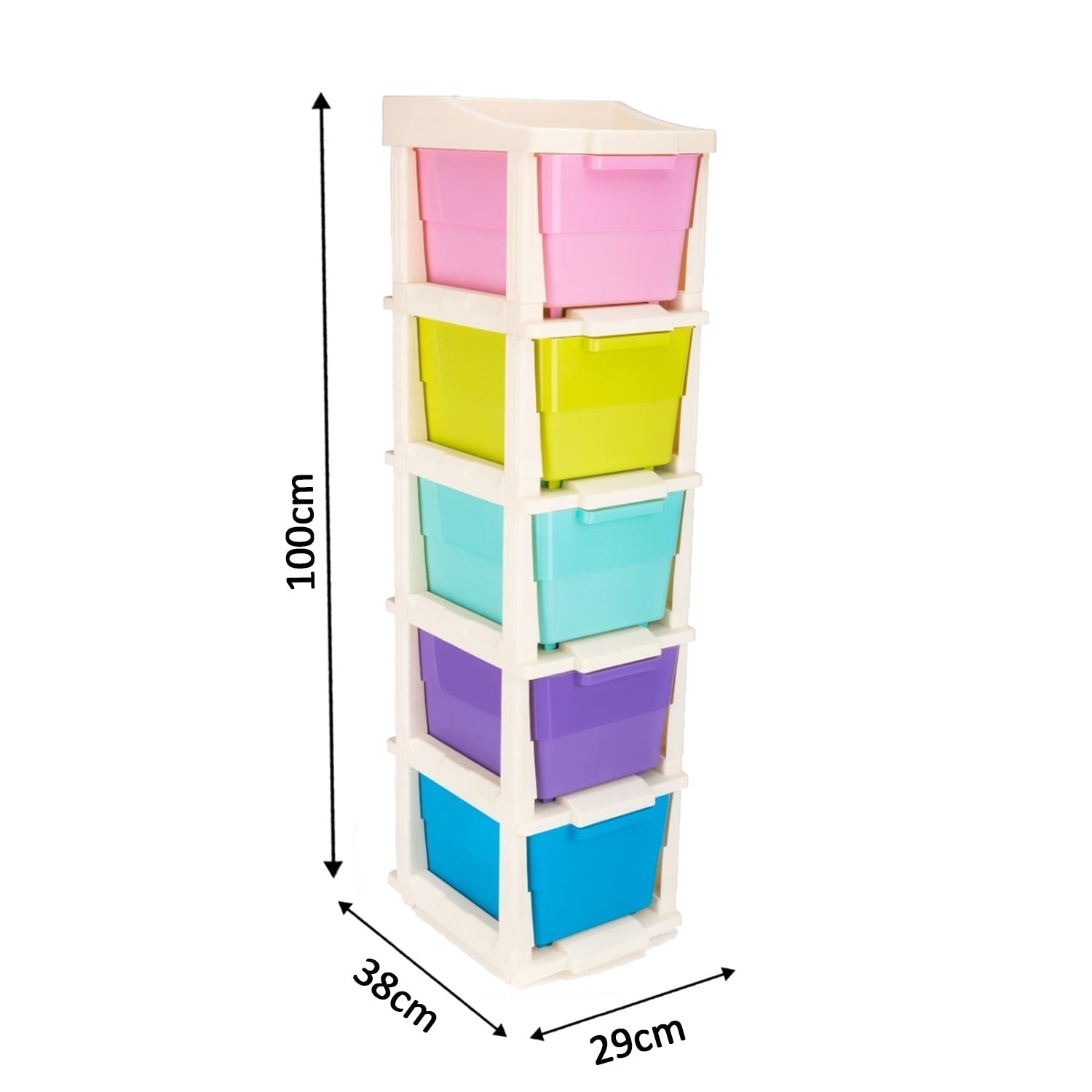 0769A 5 Layer Multi-Purpose Modular Drawer Storage System DeoDap