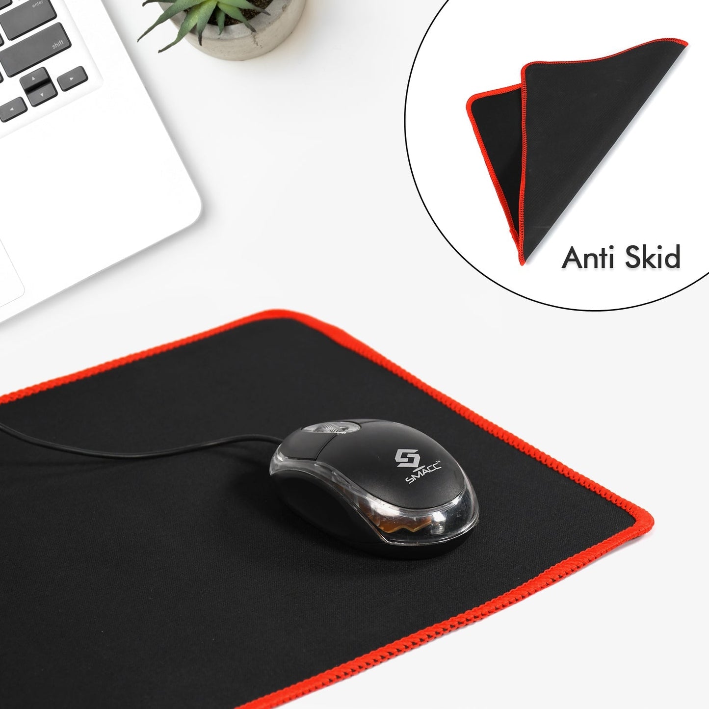 6177 Gaming Mouse Pad Natural Rubber Pad Waterproof Skid Resistant Surface Pad For Gaming & Office Use Mouse Pad DeoDap