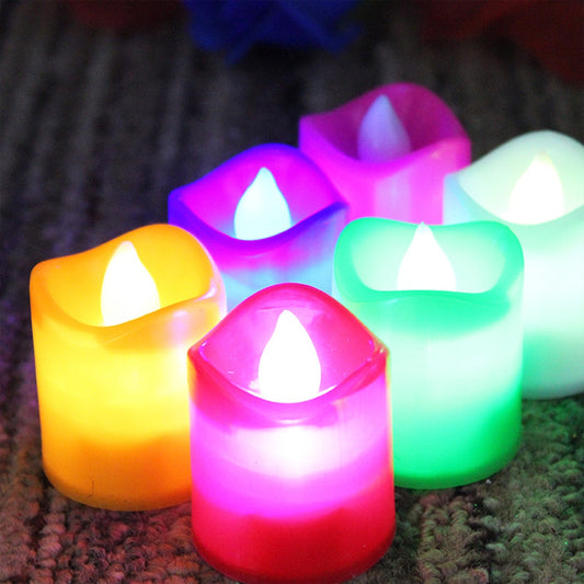 6425 24Pcs Festival Decorative - LED Tealight Candles | Battery Operated Candle Ideal for Party, Wedding, Birthday, Gifts (Multi Color) DeoDap