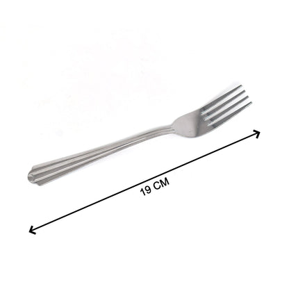 2776 Dinner Fork for home and kitchen. (set of 8Pc) DeoDap