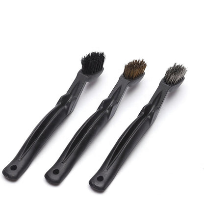 1516 Wire Brush Set Scratch Brush Set for Cleaning Slag Rust and Dust Curved Handle DeoDap