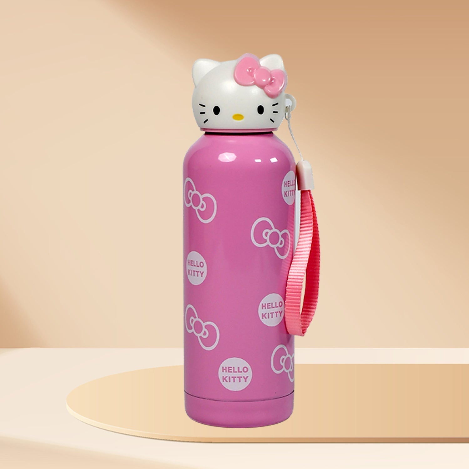 6787 Cute Kitty Stainless Steel Vacuum Bottle Kids Children Cartoon Water Bottle Stainless Steel Vacuum Bottle, Children Water Bottles DeoDap