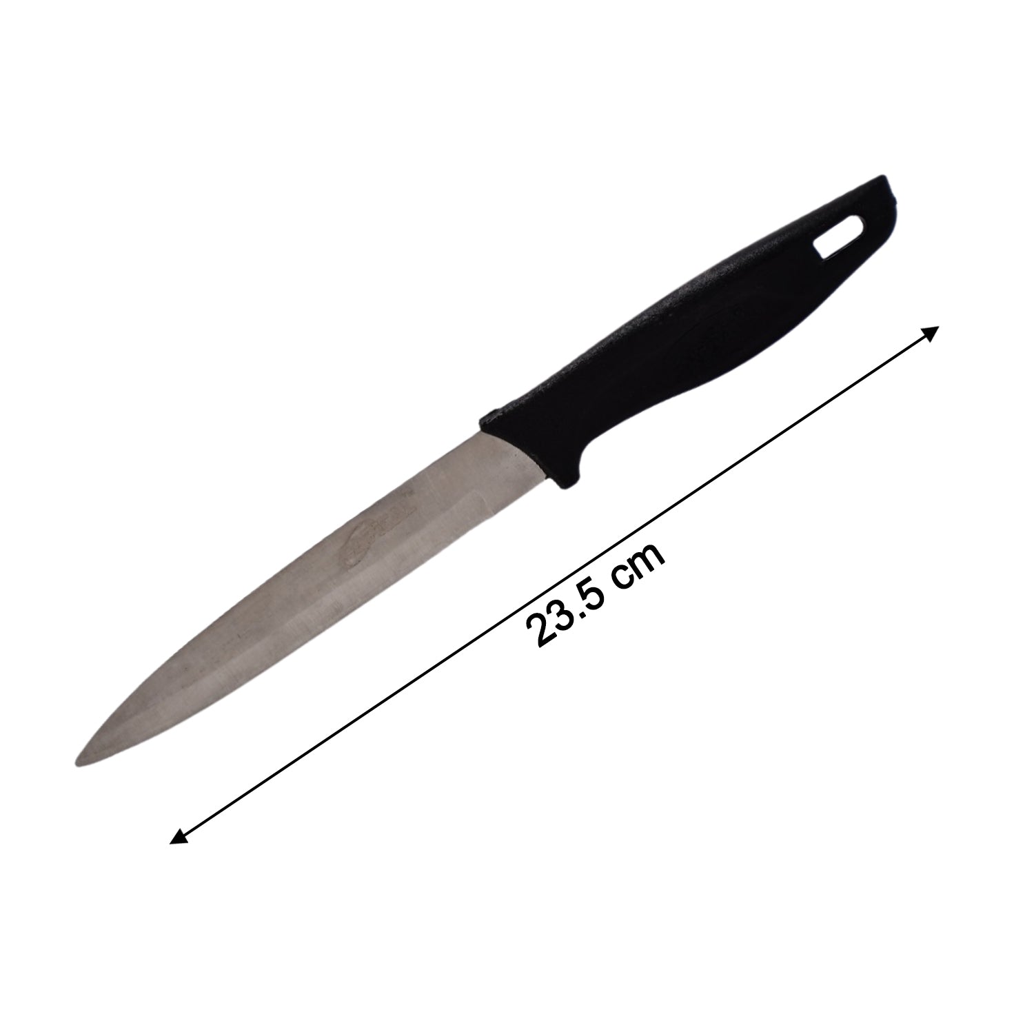 2392 Stainless Steel knife and Kitchen Knife with Black Grip Handle (23.5 Cm) DeoDap