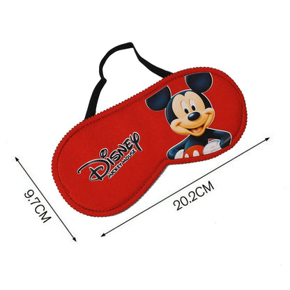 7366 MICKEY MOUSE SLEEPING MASK LIGHTWEIGHT COTTON FABRIC BLINDFOLD SOFT EYE MASK SUPER NEW PREMIUM EYE MASK (1 PC) DeoDap