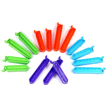 4068 Sealing clips, clips for food bags, freezer bag clips, plastic for packaging sweets and snacks in the kitchen DeoDap