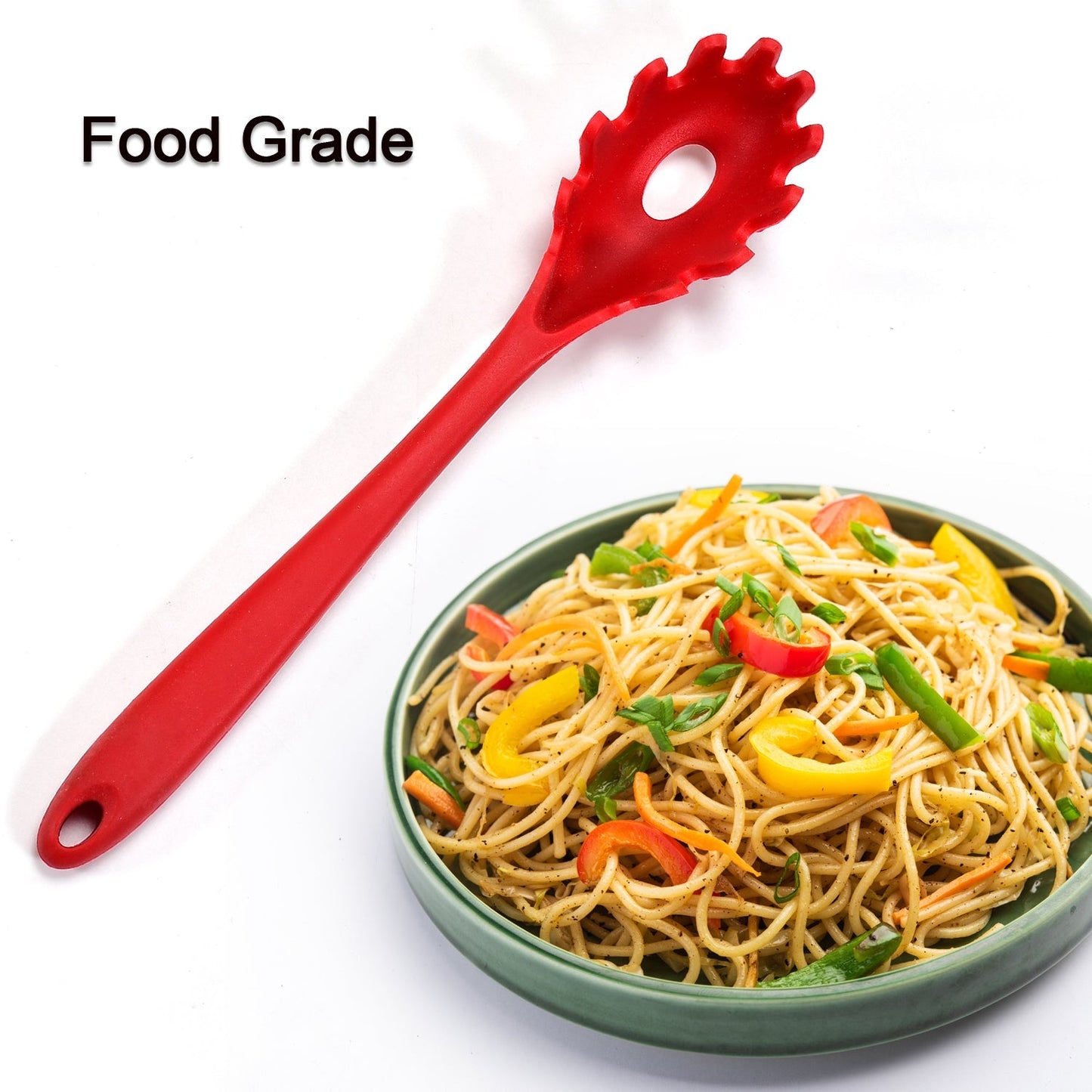 2896 SILICONE PASTA FORK SPAGHETTI SERVER | PASTA SERVER. DeoDap