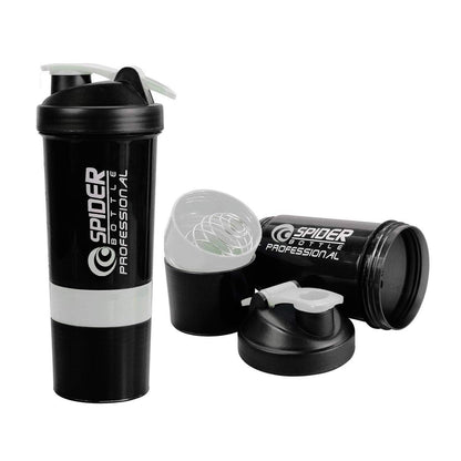 1771 SHAKER BOTTLE FOR GYM|GYM SHAKER|SIPPER BOTTLE|BPA-FREE AND 100% LEAK-PROOF PROTEIN SHAKER BOTTLE WITH 2 EXTRA STORAGE COMPARTMENT (500ML SHAKER) DeoDap