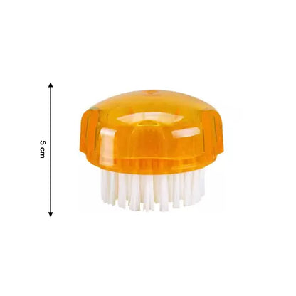 2518 Vegetable Fruits Cleaning Brush Nylon Round Pastry Brush DeoDap