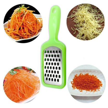 2586 Plastic Vegetable Kitchen Grater/cheese Shredder With Grip Handle DeoDap