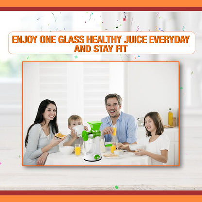 2369 Manual Fruit & Vegetable Juicer with Steel Handle Fruit Juicer DeoDap