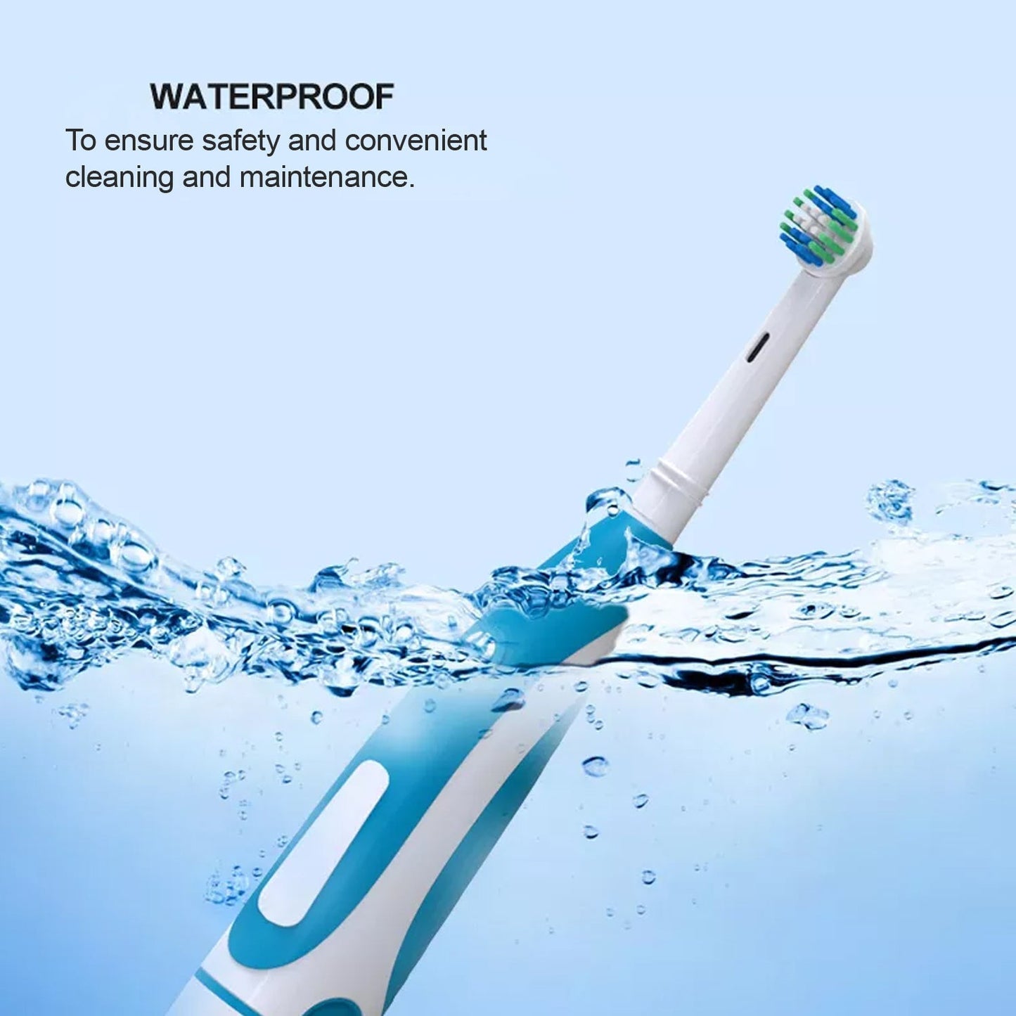 6209B Electric Toothbrush Rechargeable Premium Brush Waterproof Brush For Men , Women & Boys Use Brush DeoDap