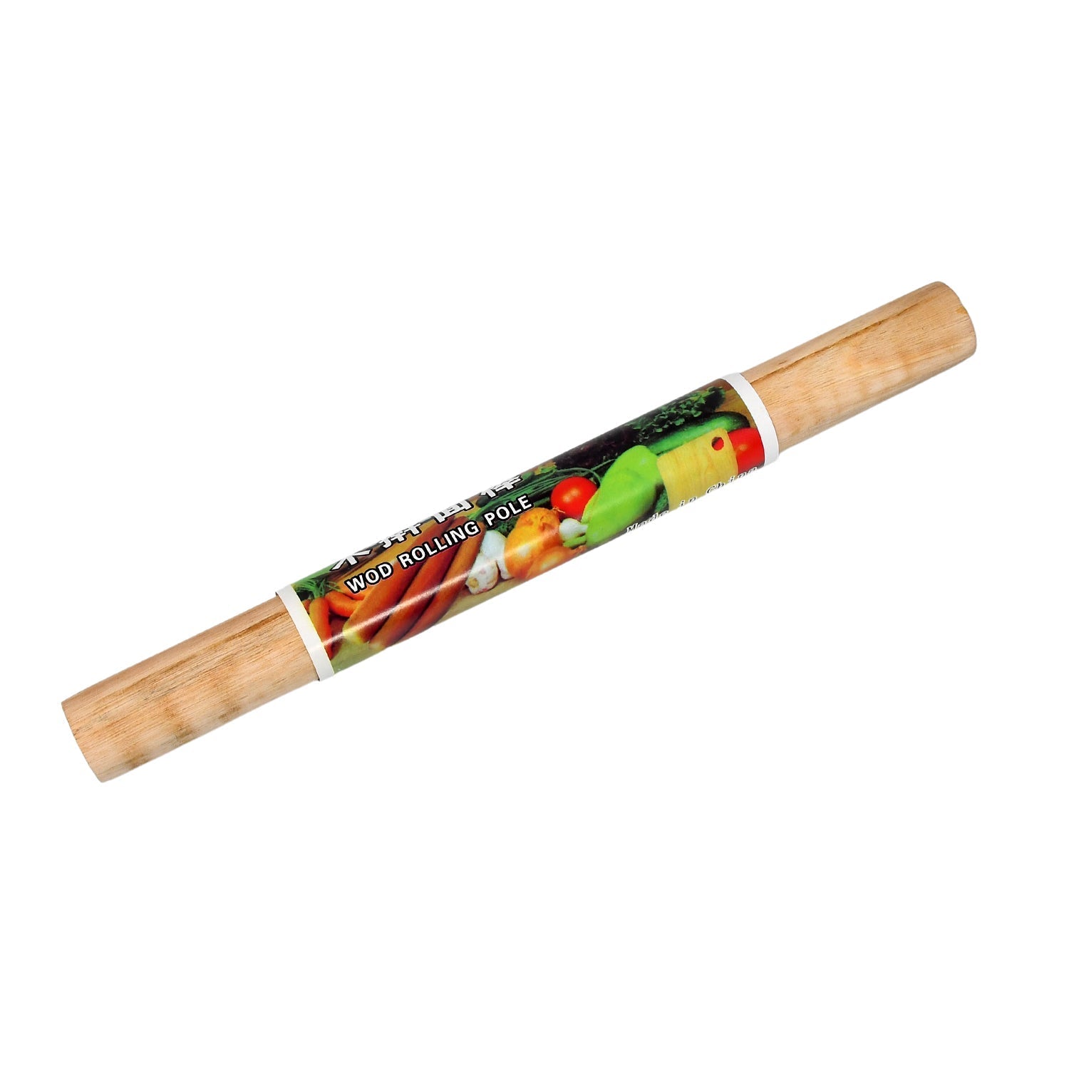 7155 Wooden Pin for Baking | Wooden Belan for Chapati/ Roti / Paratha / Puri / Papad | Wooden Rolling Pin Roller Thick Size | Chapati roller | Wooden chapathi rolling pin | Wooden Belan for kitchen DeoDap