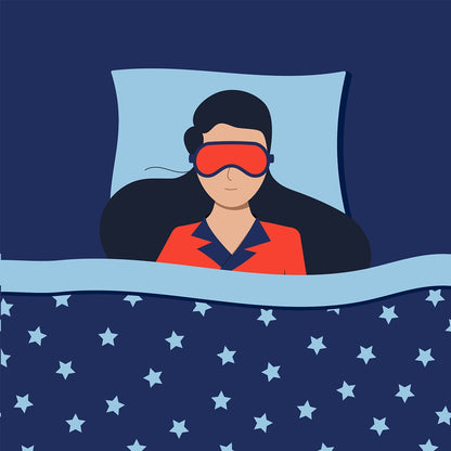 7362 SUPER SOFT SLEEPING MASK BLIND FOLD FOR COMFORTABLE SLEEP TRAVELLING SLEEP MASK HEAVY COMFORTABLE MATERIAL EYE MASK ( 1pc ) DeoDap