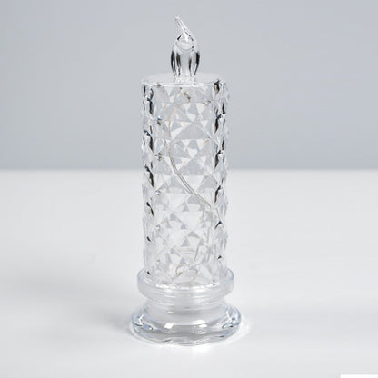 6241A Rose Candles for Home Decoration, Crystal Candle Lights 