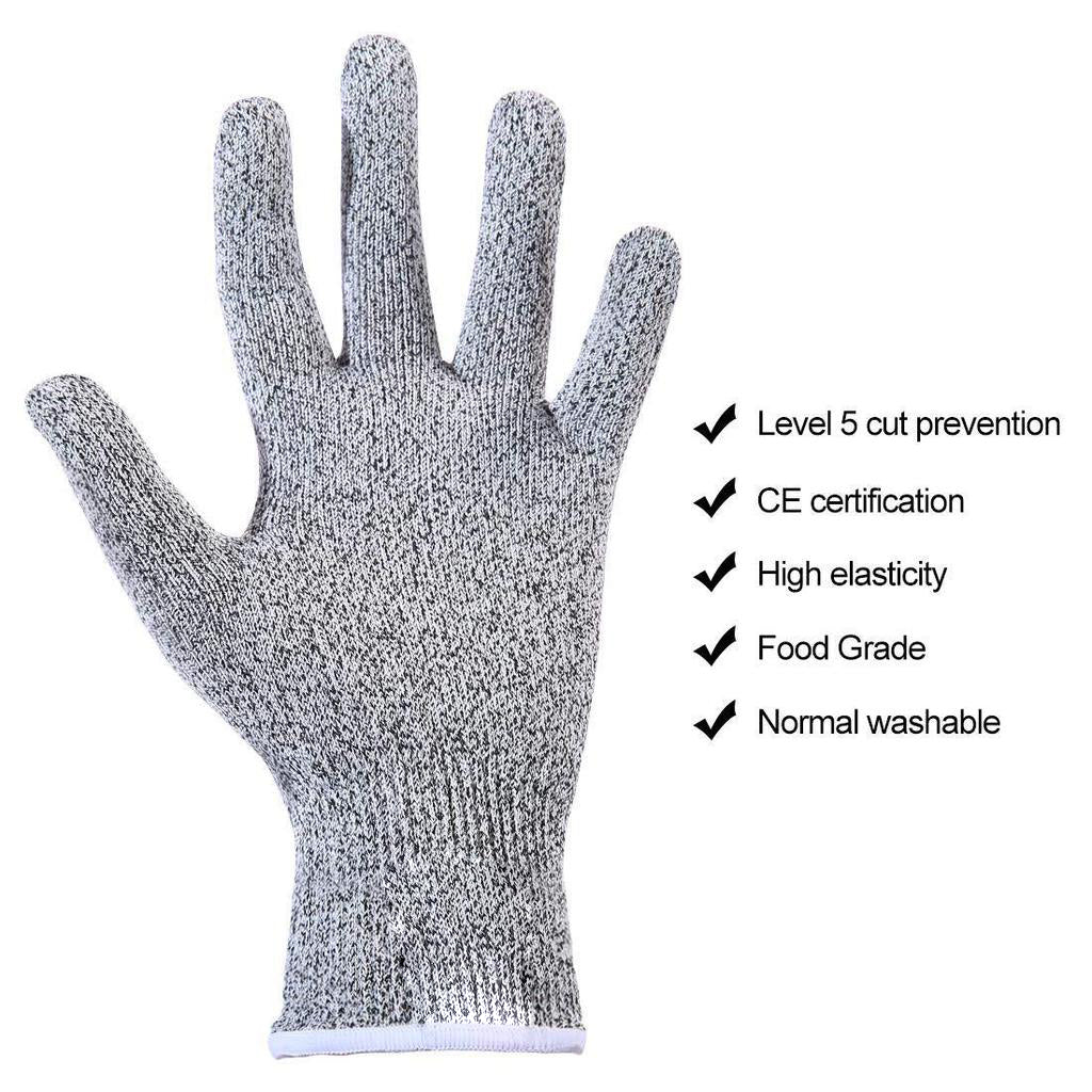 0677 Anti Cutting Resistant Hand Safety Cut-Proof Protection Gloves  (Multicolour) DeoDap