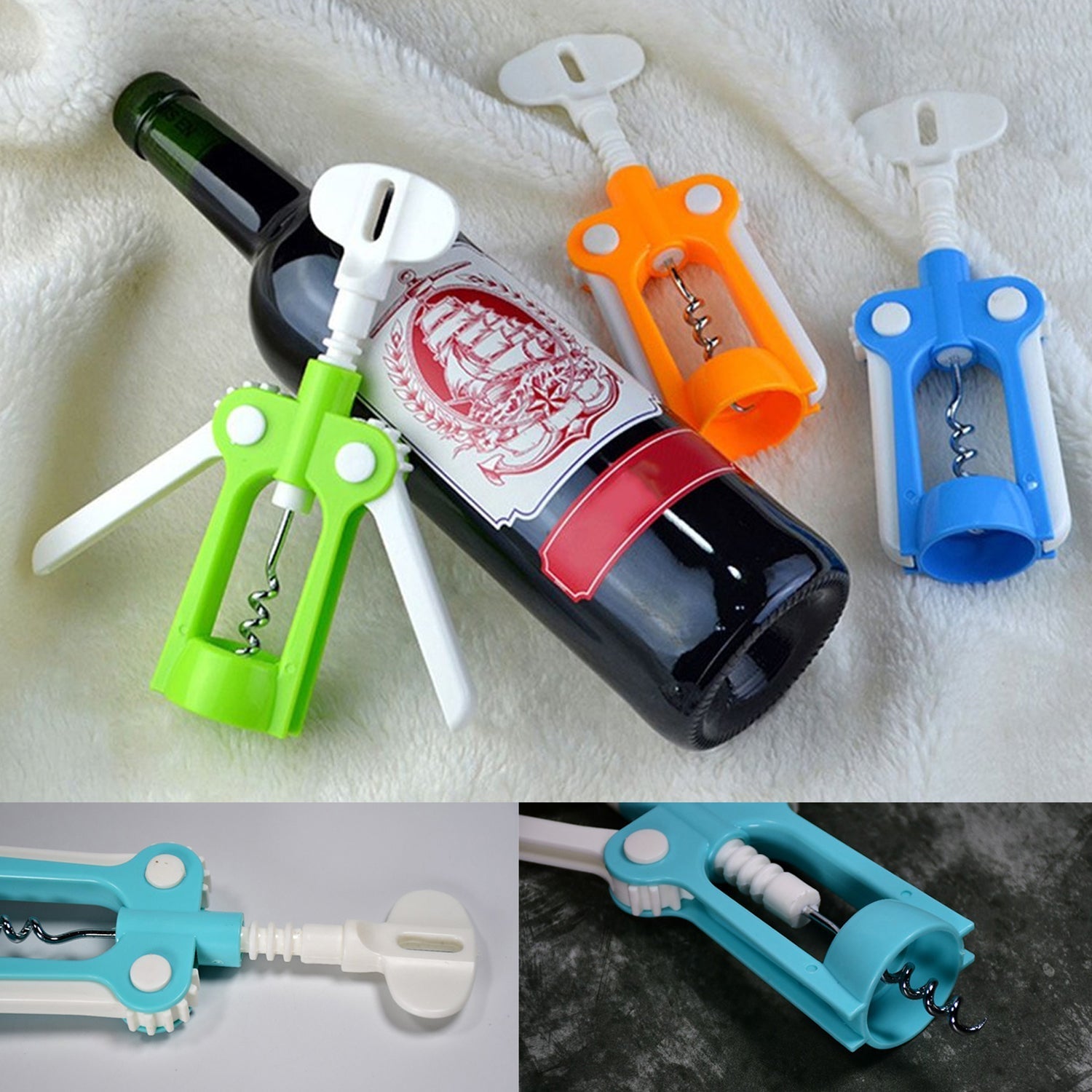 2816 Waiter Wine Corkscrew Bottle Beer Cap Opener for Restaurants Bar Home DeoDap