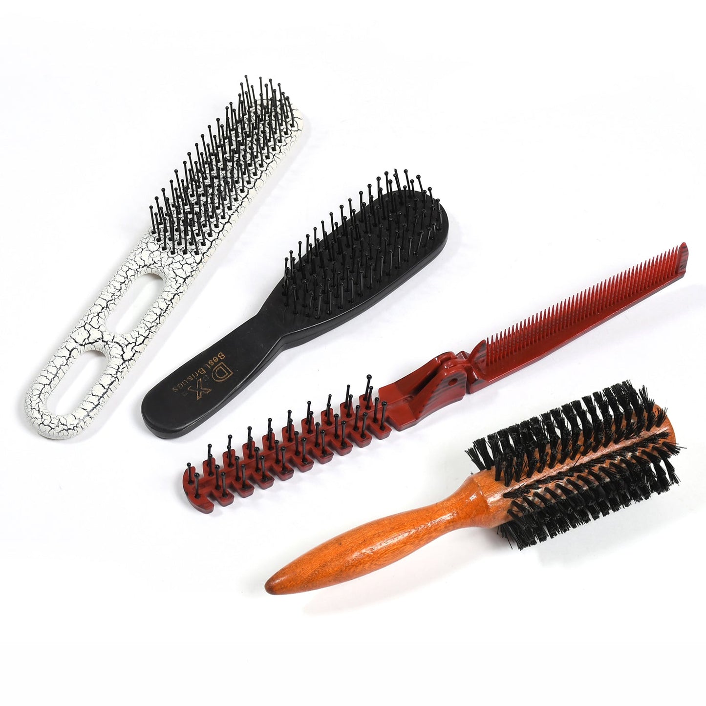 1406 Mix shape design Hairdressing Hair Styling Comb Brush Tool (1 pc) DeoDap