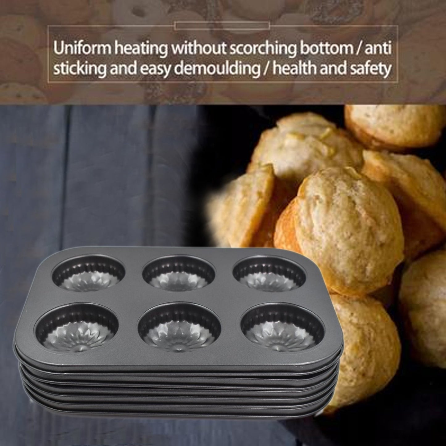 2821 Cupcakes Muffin Tray Cup Midi Shape Muffin, Cupcake Moulds 