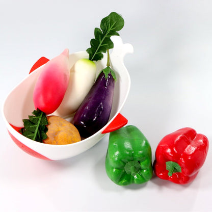 2892 Plastic Rice Pulses Fruits Vegetable Noodles Pasta Washing Bowl and Strainer DeoDap