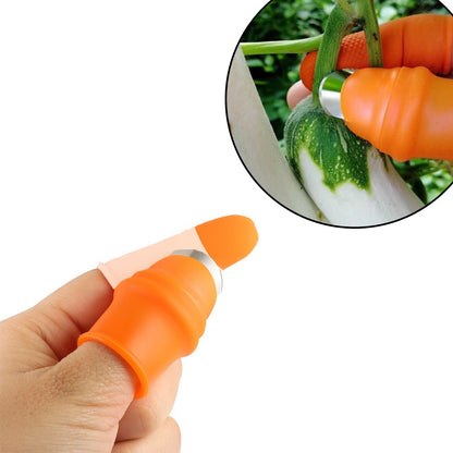 2766 Vegetable Thumb Cutter and tool 5pc Set with effective sharp cutting blade System DeoDap