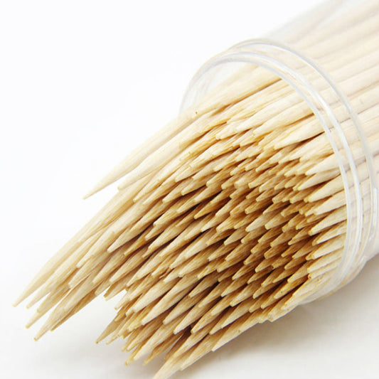 0847 Simple Wooden Toothpicks with Dispenser Box DeoDap