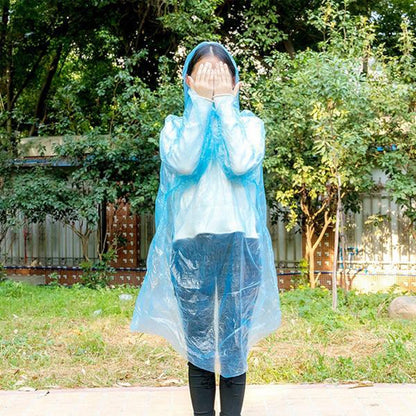 6182 Disposable Rain Coat For Having Prevention From Rain And Storms To Keep Yourself Clean And Dry. DeoDap