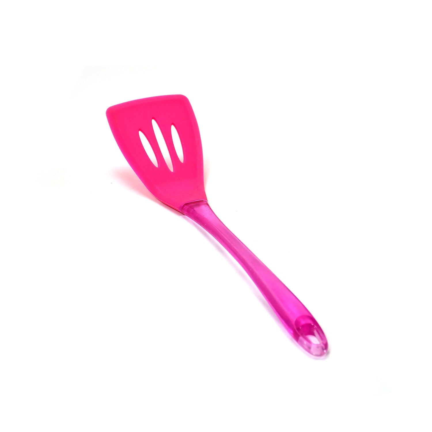 2755 KITCHEN TURNER HEAT RESISTANT SILICONE NON-STICK SILICONE TURNER GRIP WITH LONG HANDLE COOKING TURNER DeoDap