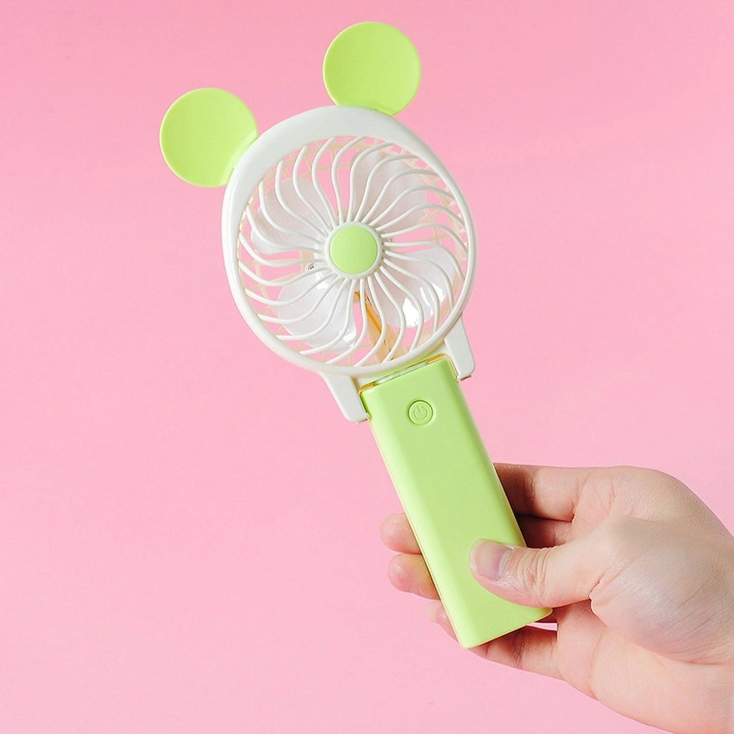 4765 Mini Cartoon Style Fan used in all kinds of places including household and many more for producing fresh air purposes. DeoDap