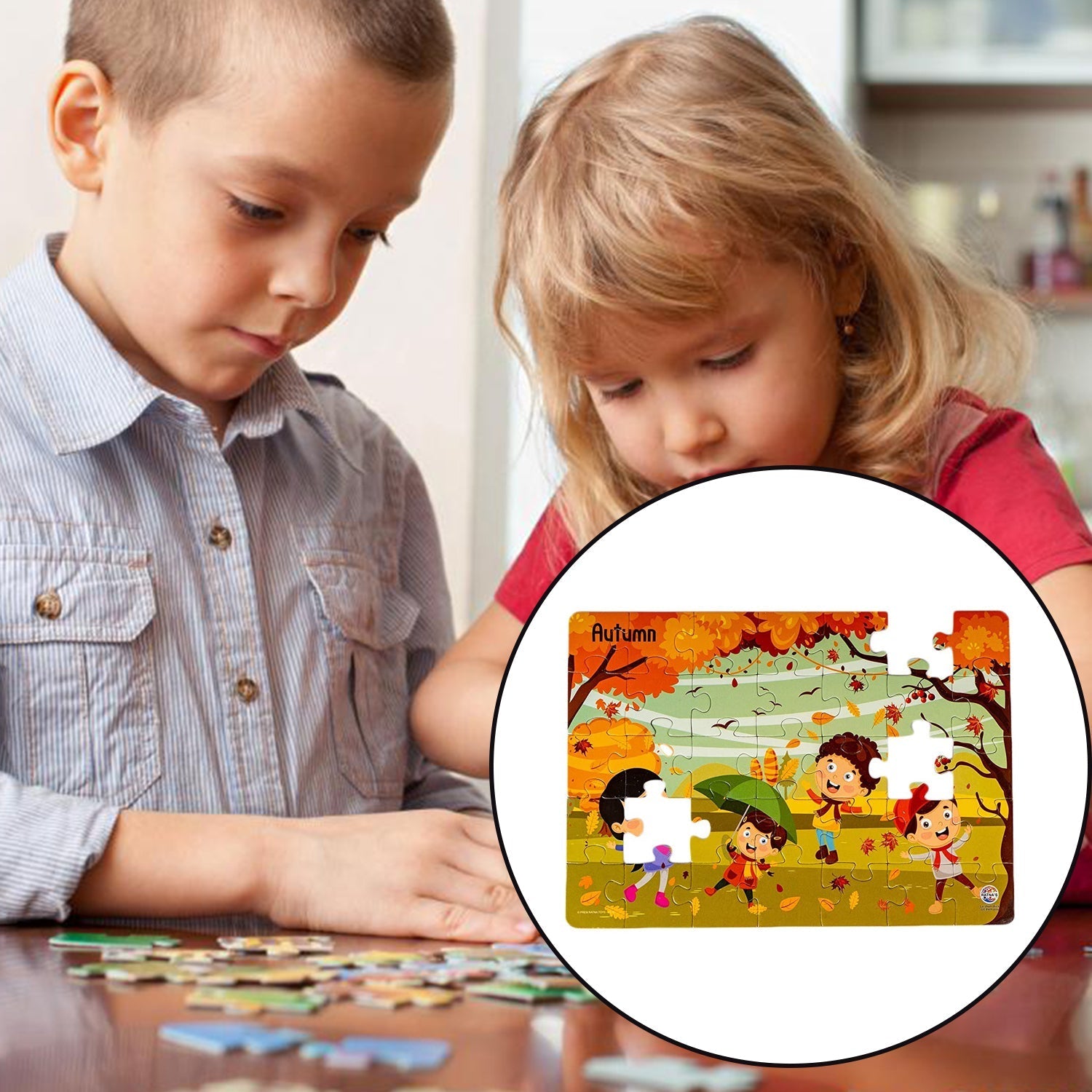 4826 4 In 1 Jigsaw Puzzle widely used by kids and children for playing and enjoying purposes in all kinds of places etc. DeoDap