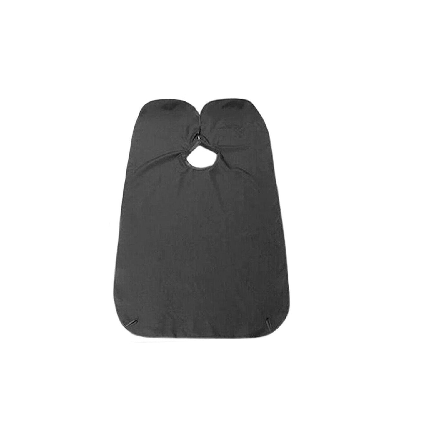 6027 Black Beard Apron Hair Clippings Catcher Grooming Bib DeoDap